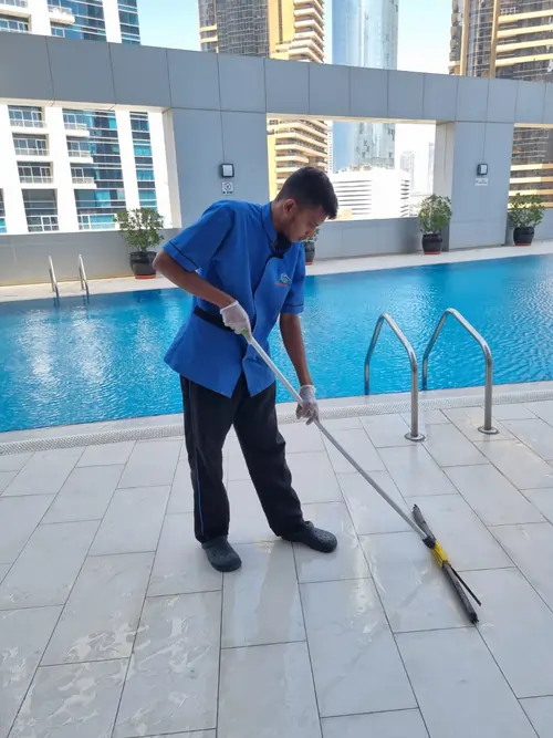 Deep cleaning and sanitization in Dubai villa