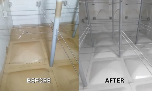water tank cleaning technician