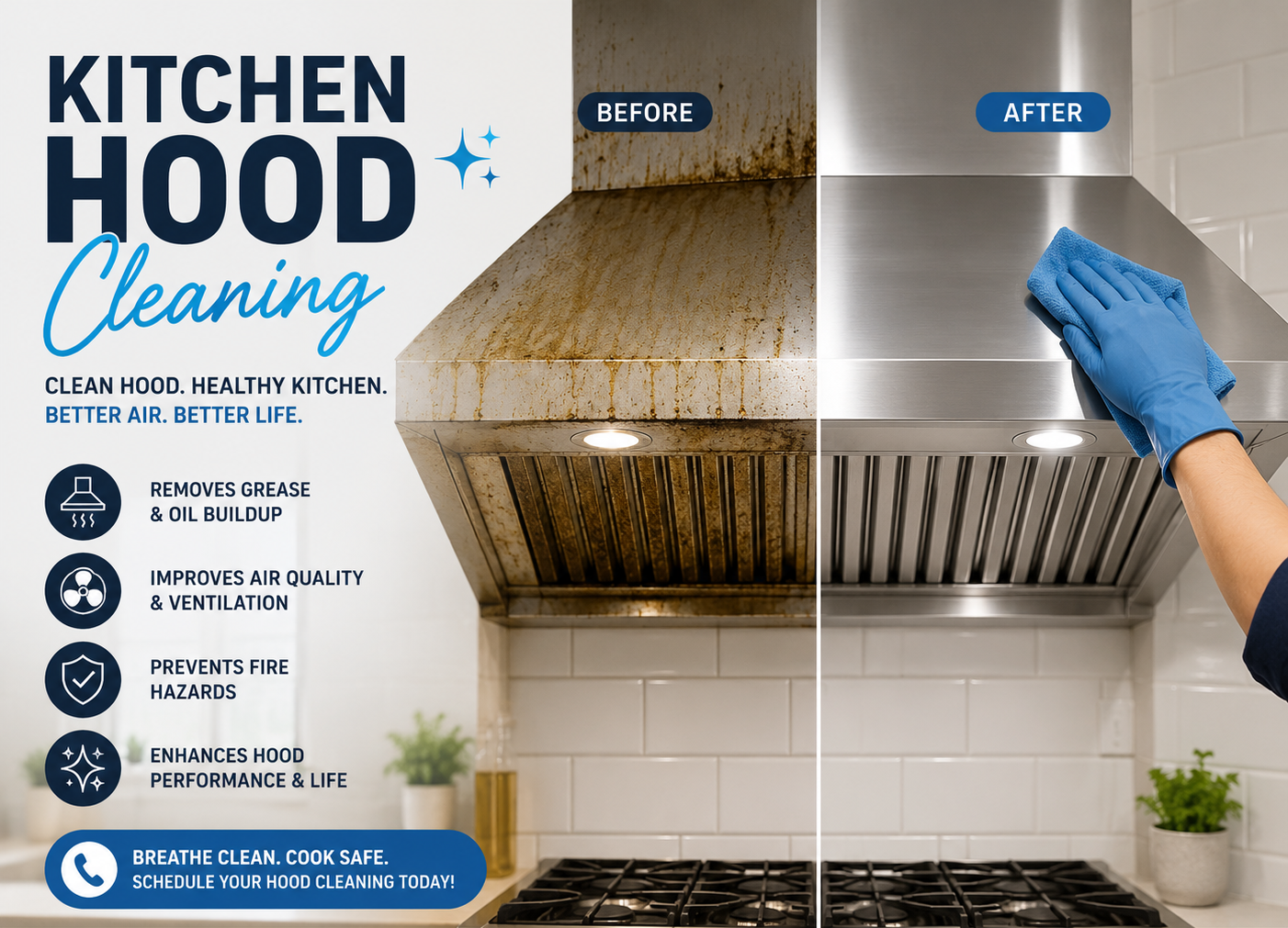 Kitchen hood cleaning service in Dubai