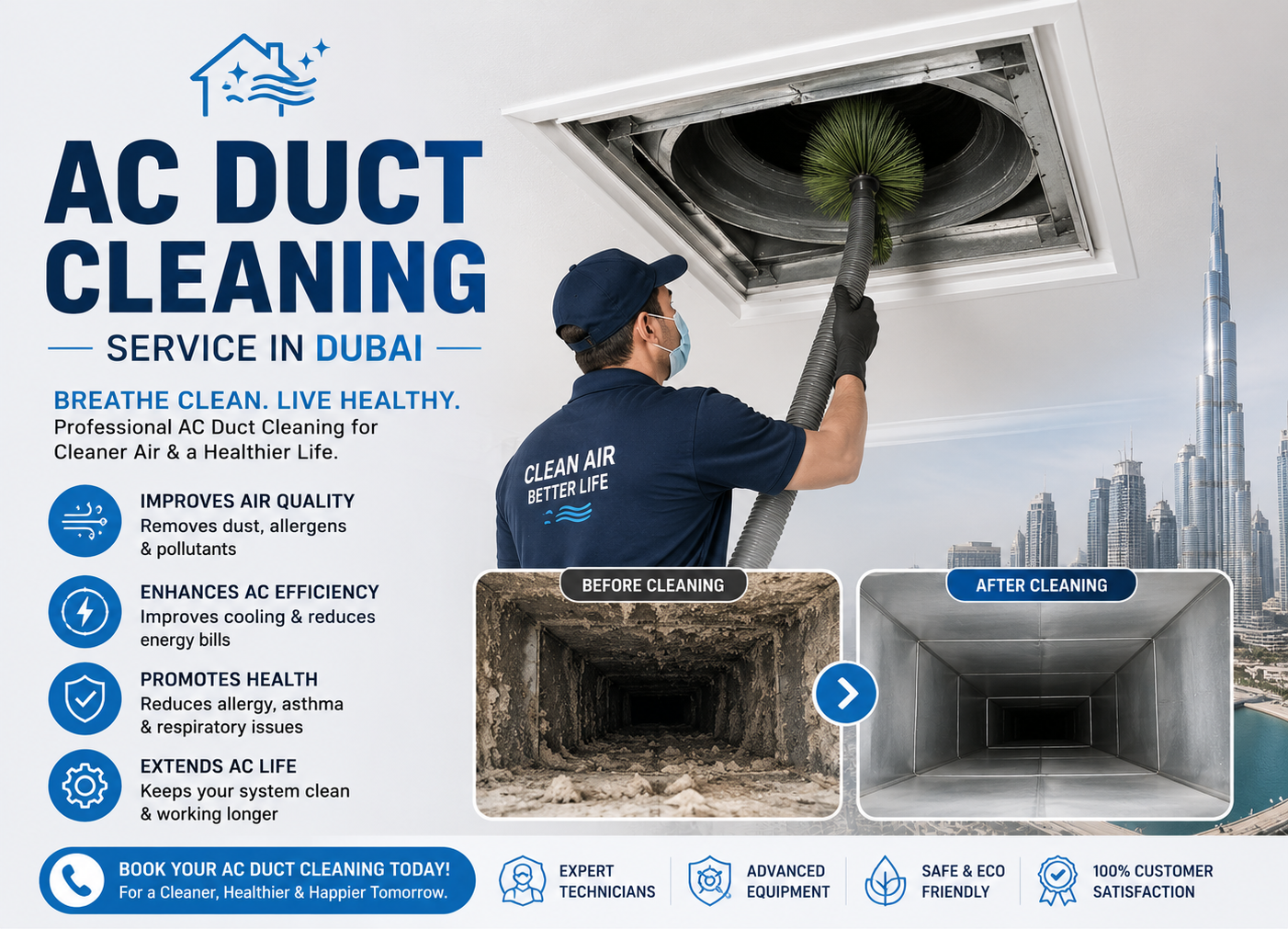 AC duct cleaning service in Dubai